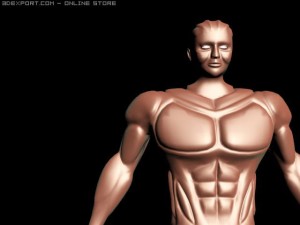 strong man 3D Model
