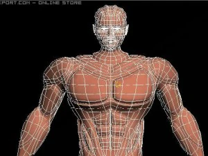 strong man 3D Model