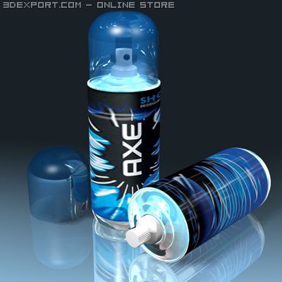 axe deo Modello 3D .c4d .max .obj .3ds .fbx .stl .blend