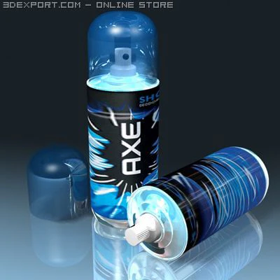 axe deo 3D Model .c4d .max .obj .3ds .fbx .stl .blend 
