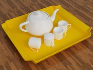 bule de ch&aacute; Modelo 3D