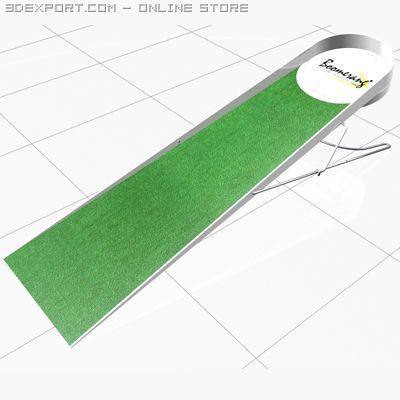 boomerang 3D Model .c4d .max .obj .3ds .fbx .stl .blend 