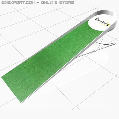 boomerang 3D Model .c4d .max .obj .3ds .fbx .stl .blend 