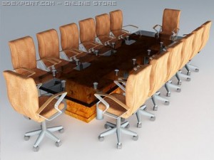 conference table 3Dモデル