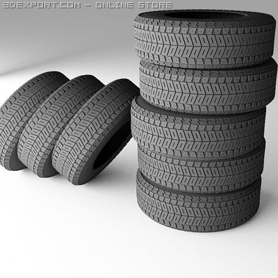 tyre 3Dモデル .c4d .max .obj .3ds .fbx .stl .blend 
