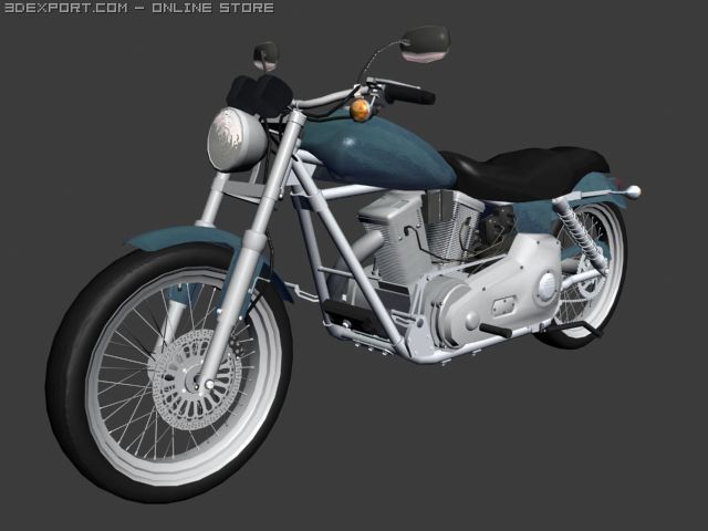 Harley Davidson Street Glide 2021 Modèle 3D in Moto 3DExport