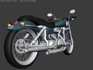 harley davidson Modelo 3D