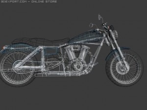 harley davidson Modelo 3D