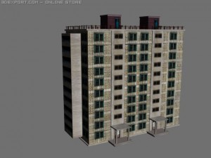 low poly home 3D Model