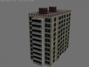 low poly home Model 3D