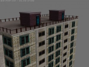 low poly home Model 3D