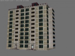 low poly home Model 3D
