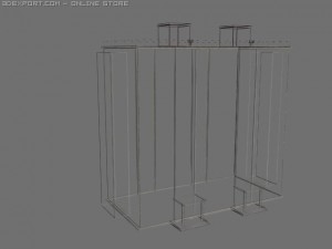 low poly home Model 3D