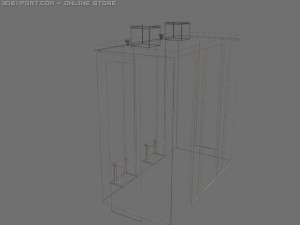 low poly home Model 3D