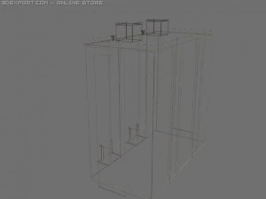 low poly home 3D Model
