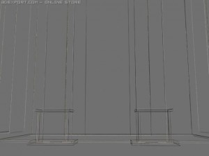 low poly home Model 3D