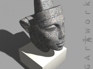 bust of queen nefertiti 3D Model