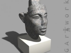 bust of queen nefertiti 3D Model