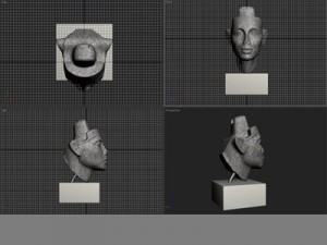 bust of queen nefertiti 3D Model