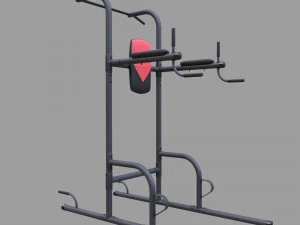 weider power tower 3D Model