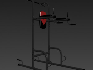 weider power tower Modello 3D