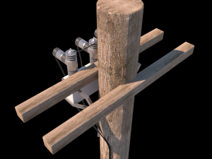 utility pole 3D Model