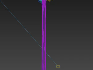 tiang listrik Model 3D