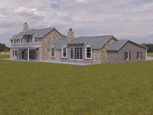 large single family home 3Dモデル