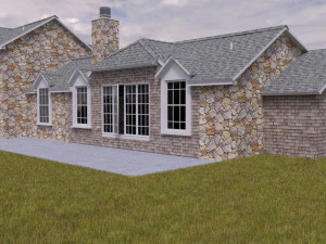 large single family home 3D Model