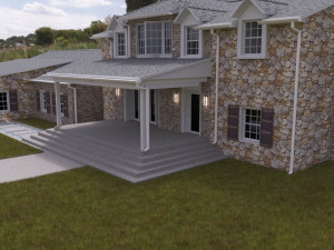large single family home 3Dモデル