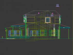 large single family home 3D Model