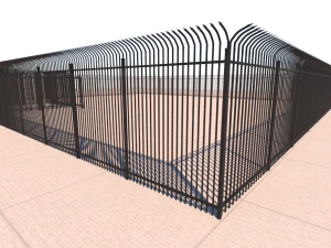 security fence 3D Model