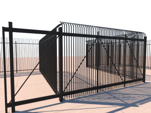 security fence 3D Model