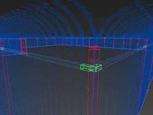 security fence 3D Model