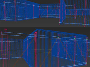 security fence 3D Model