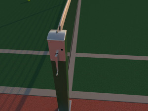 tennis court Model 3D