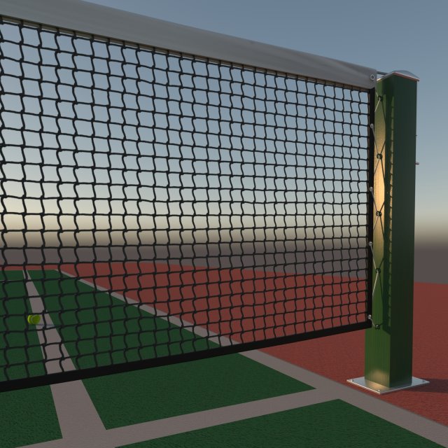tennis court 3D Model in Sports Equipment 3DExport