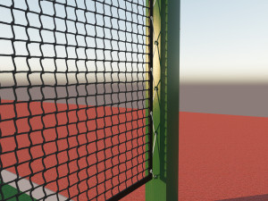tennis court Model 3D