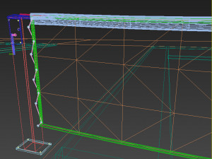 tennis court Model 3D