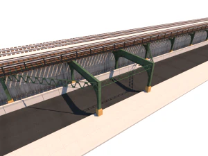train support structure 3D Model