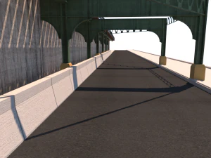 train support structure 3D Model