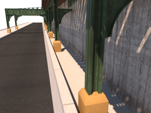 train support structure Modelo 3D