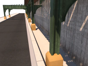 train support structure 3D Model