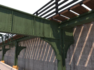 train support structure 3D Model