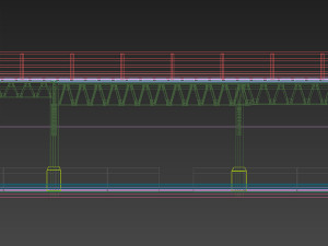 train support structure Modelo 3D