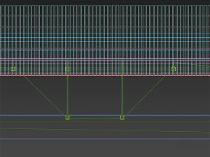 train support structure 3D Model