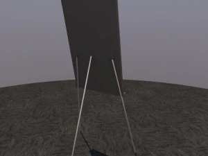 note board - easel 3D Model