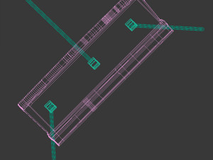 note board - easel 3D 模型