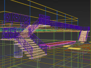 ornate railing 3D Model