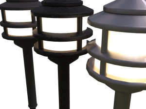 solar landscape light 3Dモデル